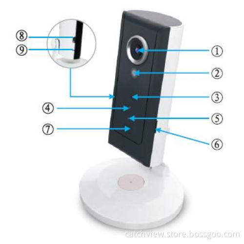 HD WiFi IP Camera, Smart Phone APP